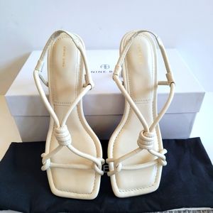 NWT Anine Bing Women's Valentina Slingback High Heel Sandals | Size EU 38